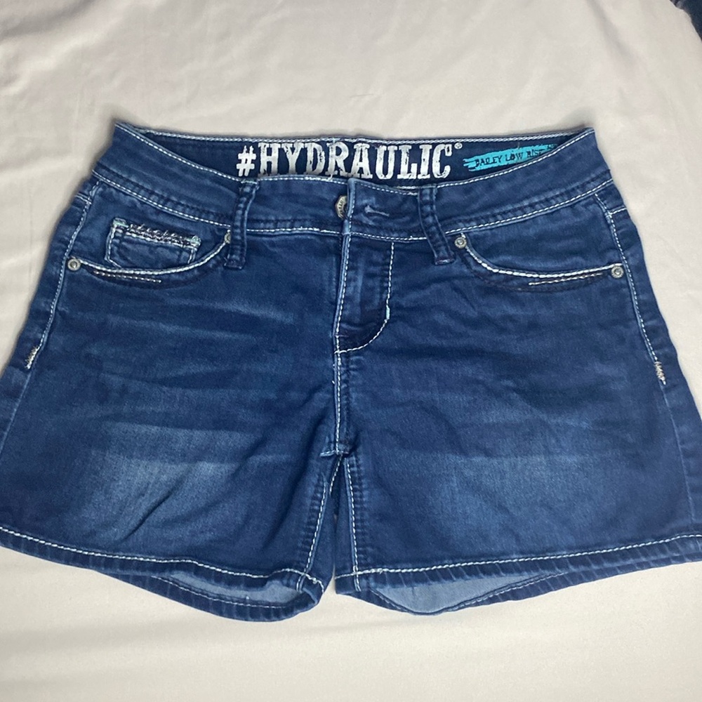 #HYDRAULIC Denim shorts, low rise,